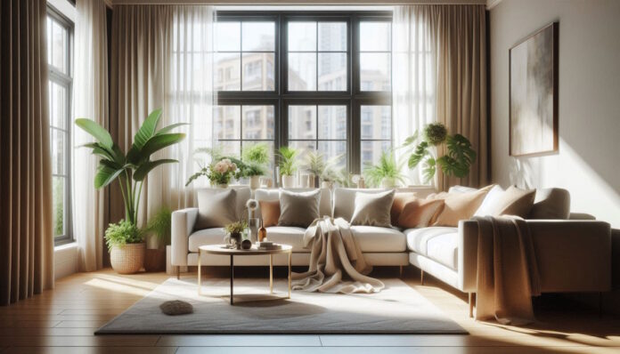 Know how the direction of windows affects the energy flow in the living room Know how the direction of windows affects the energy flow in the living room