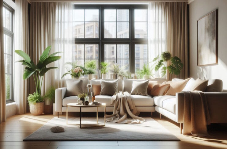 Know how the direction of windows affects the energy flow in the living room
