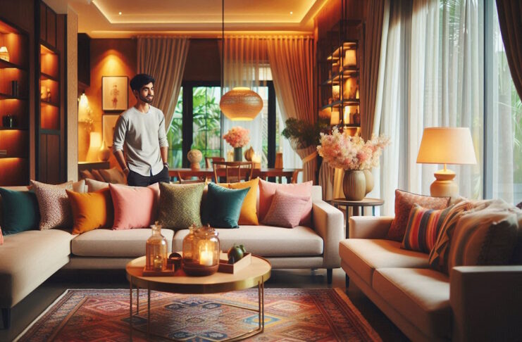 Know where the main seating arrangement should be in the living room